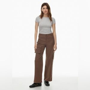 Wilfred Aritzia Picture Cargo Pants in Camel Brown
